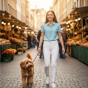 Ralph Lauren White Flare & Wide Leg Jeans